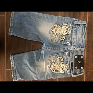 Girls size 8 Miss me Bermuda’s